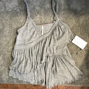 Going-out Grey Tank Top