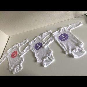 Monthly Baby onesies