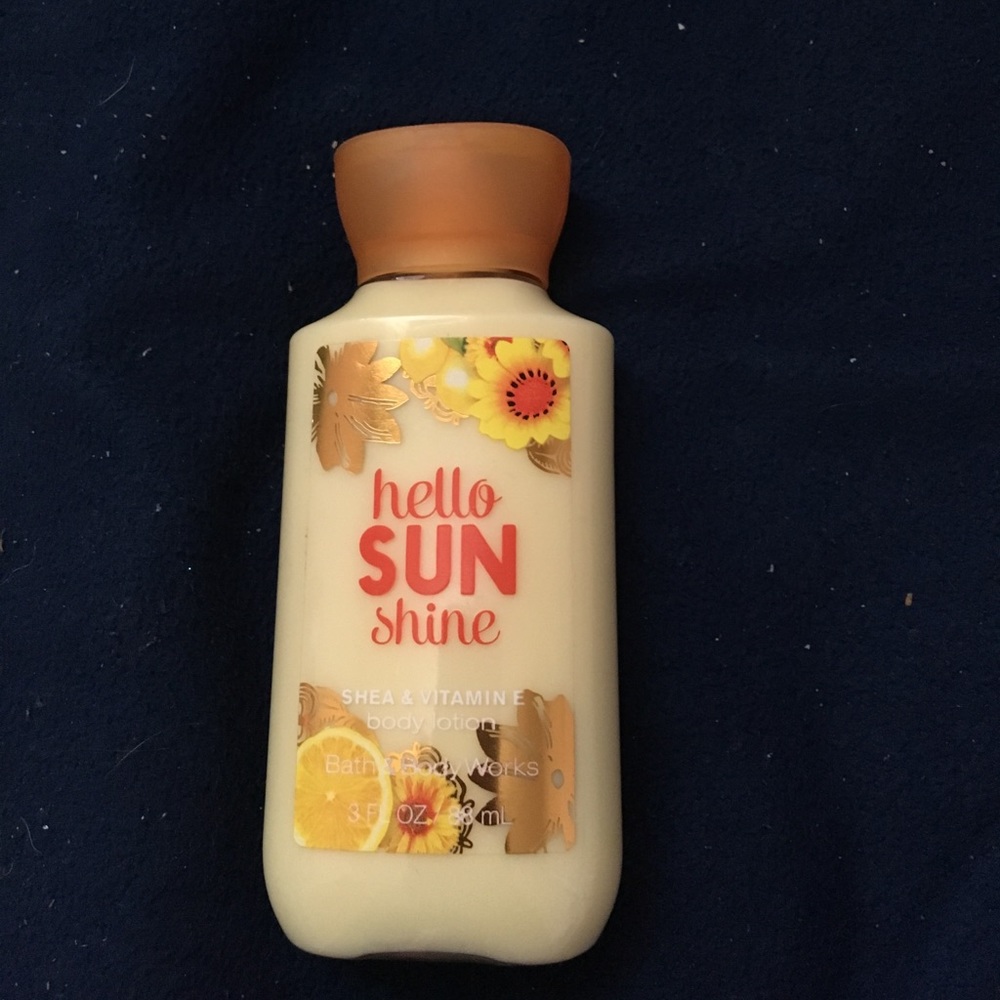 hello sunshine lotion