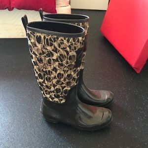 Authentic Coach Rainboots
