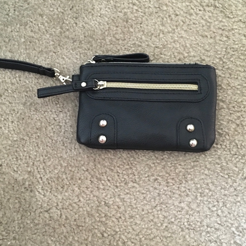 Black wrislet wallet