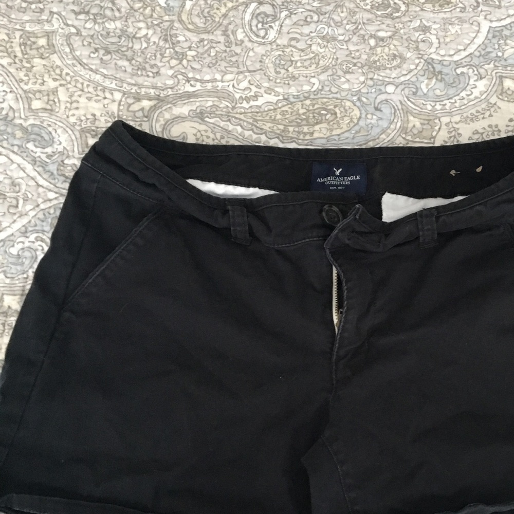 Black American eagle shorts!