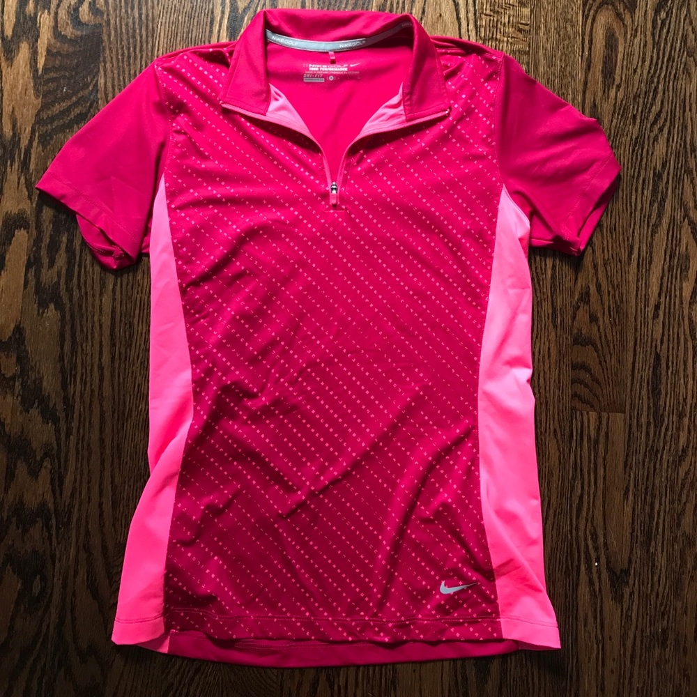 Pink Nike Golf Polo