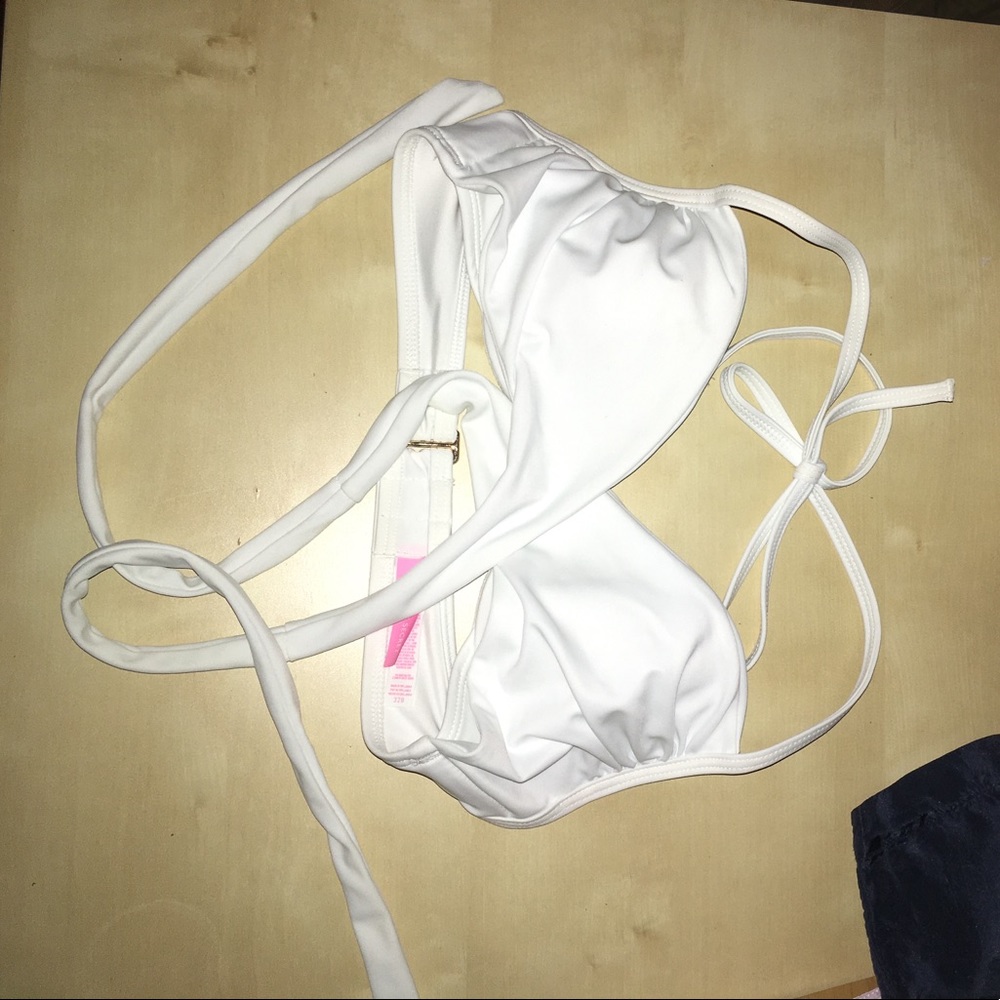 White  cross bathing suit