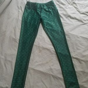 Shiny Thick Mermaid Leggings
