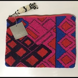 Jasper & Jeera Beaded Clutch from Anthropologie