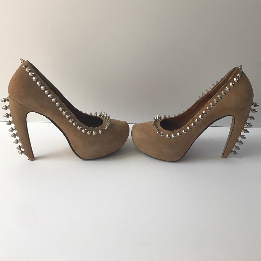 Jeffrey Campbell studded nude heels Size 9 - Picture 3 of 7
