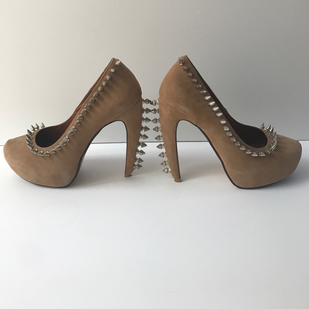 Jeffrey Campbell studded nude heels Size 9 - Picture 4 of 7
