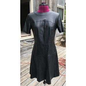 Leather Mini Dress