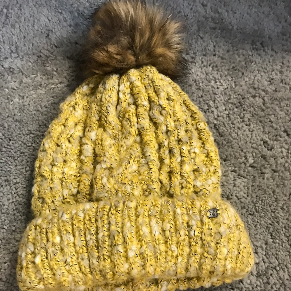 Yellow American Eagle Beanie