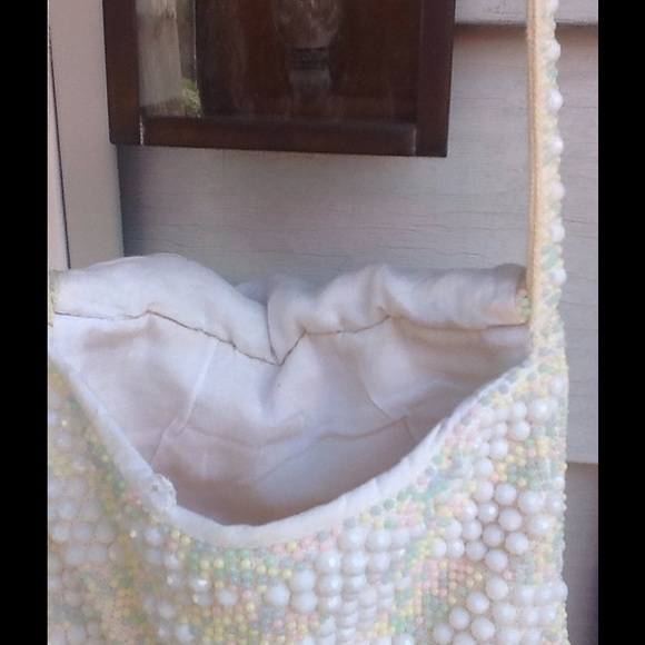 VTG 1960s Twiggy GOGO Beaded Purse - Picture 4 of 4