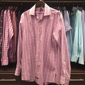 Men's long sleeve button down dress shirt