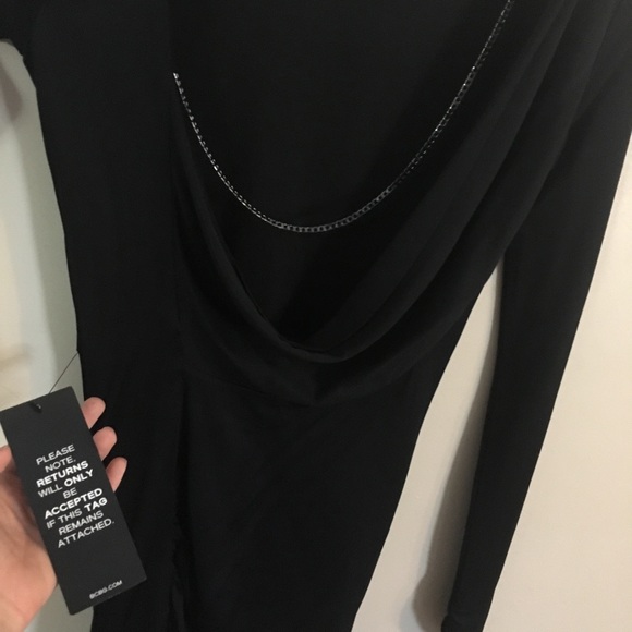 NWT BCBG Abby dress black xs - Picture 4 of 5