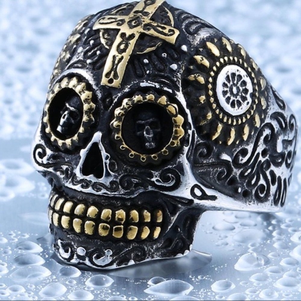 Skull Biker Ring for Men/Ladies-Quality Stainless