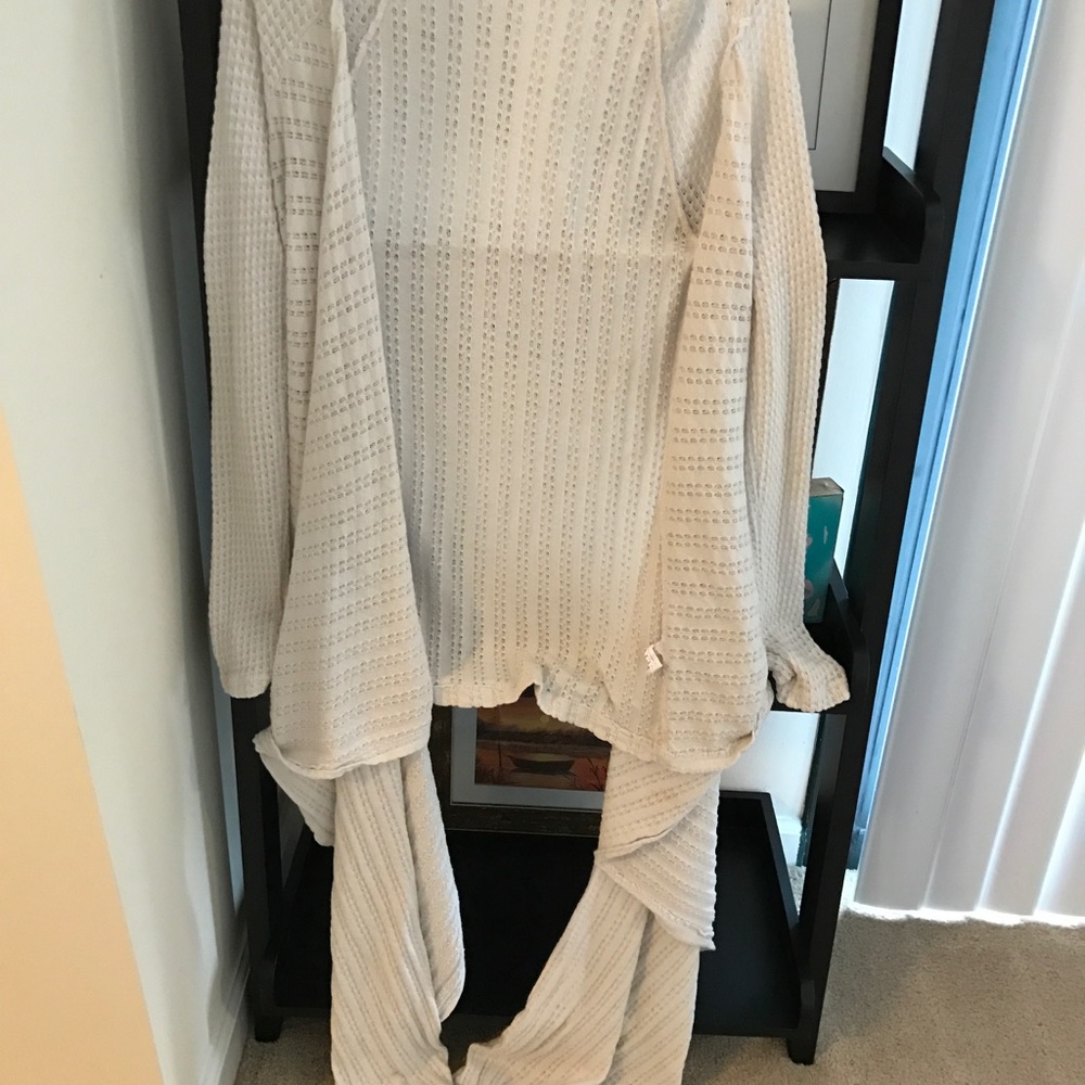 Wrap sweater