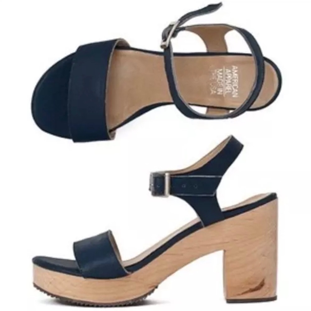 American Apparel Wooden Heel