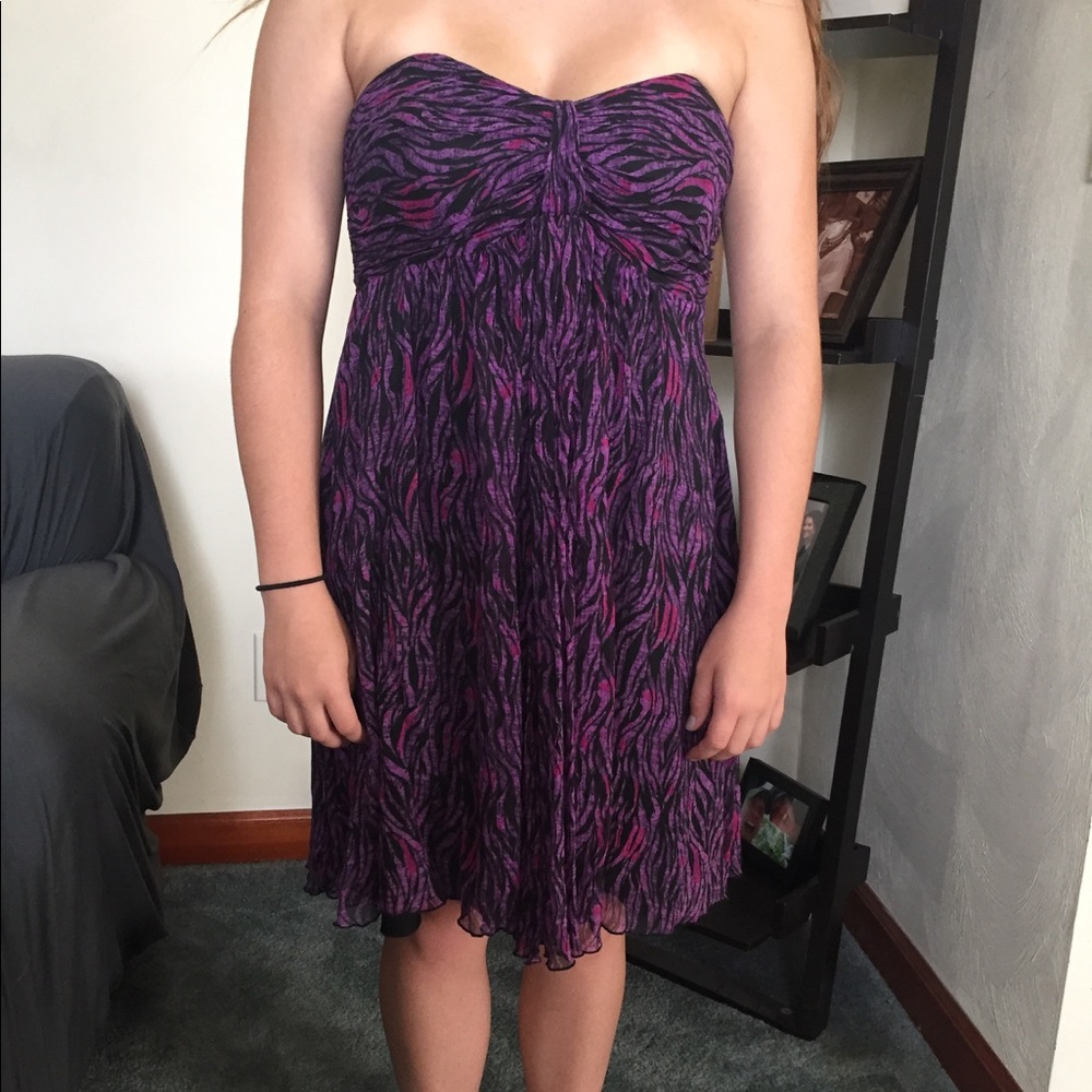 Express strapless dress.