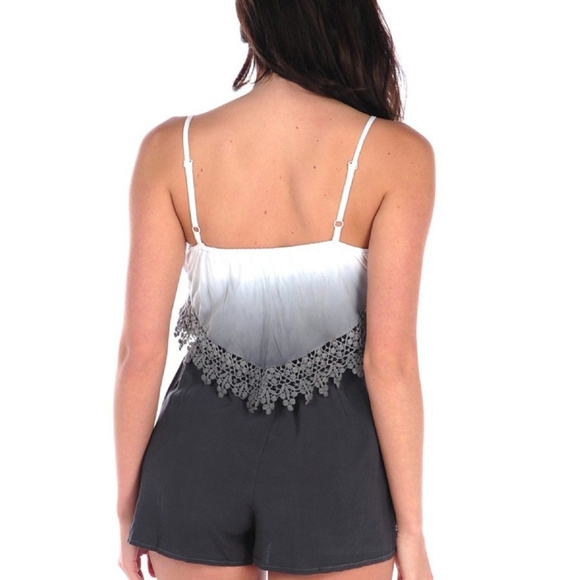 Vintage Havana  Gray Ombre Romper Size Medium - Picture 2 of 8