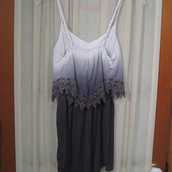 Vintage Havana  Gray Ombre Romper Size Medium - Picture 8 of 8