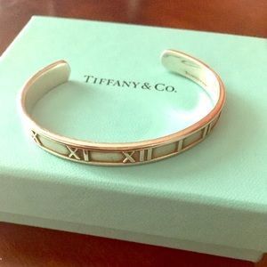 Authentic Sterling silver Tiffany atlas cuff