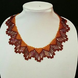 Handmade bead neclace