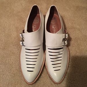 Jeffrey Campbell double strap heeled oxford