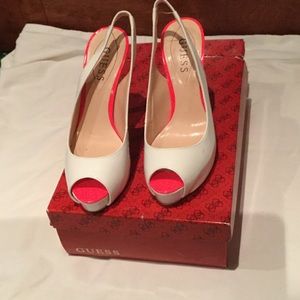 Guess sling back pumps