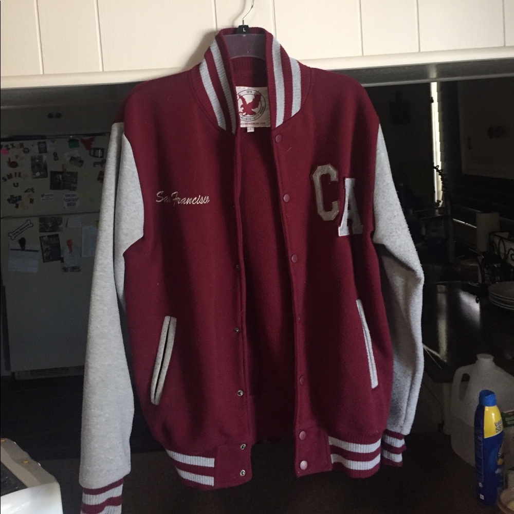 A California letterman jacket
