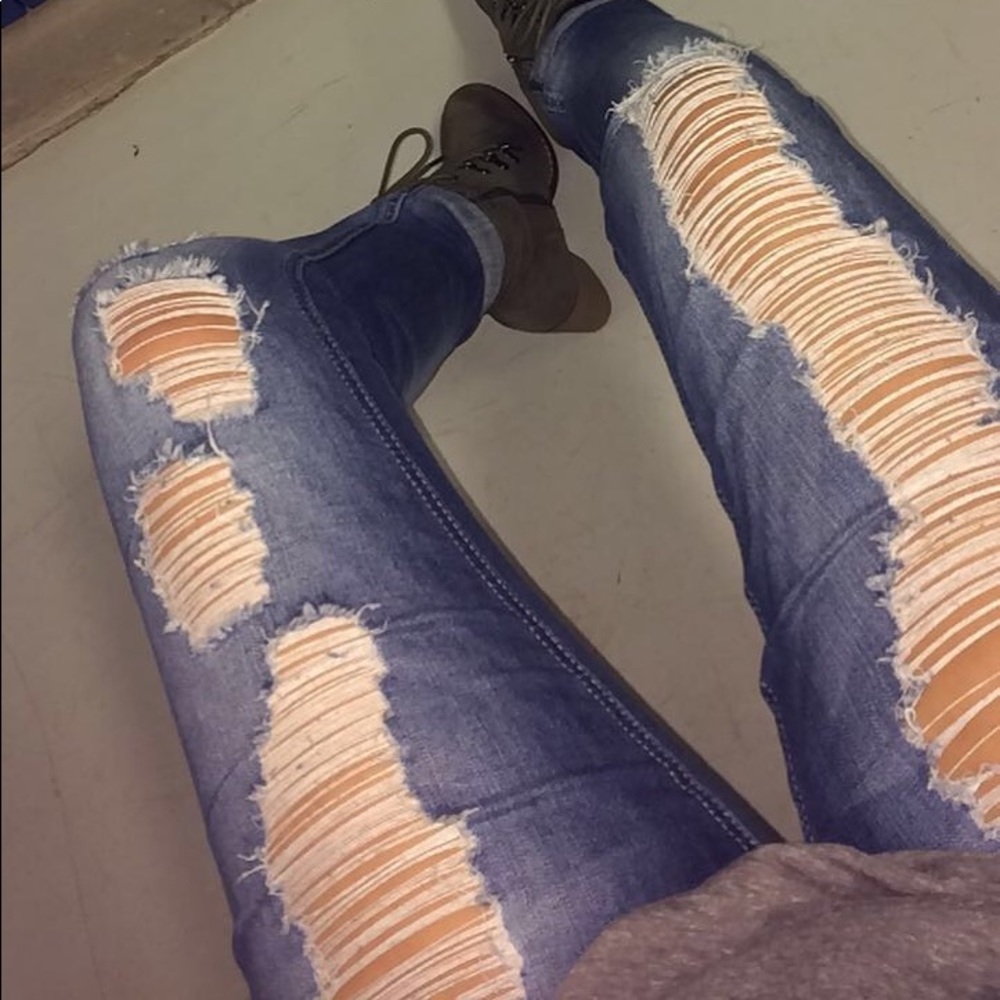 Ripped jeans