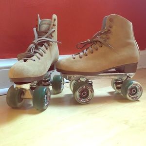 Suede Roller Skates