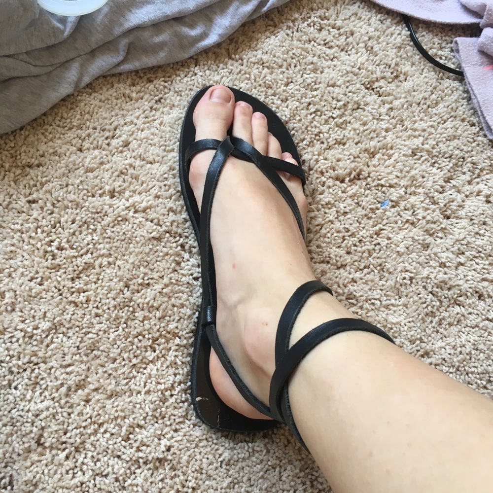 Trap up sandals