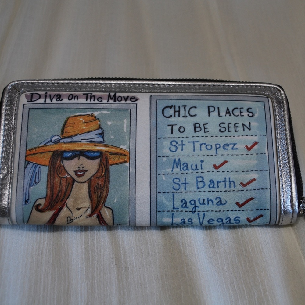 Brighton Fashionista Large zip wallet