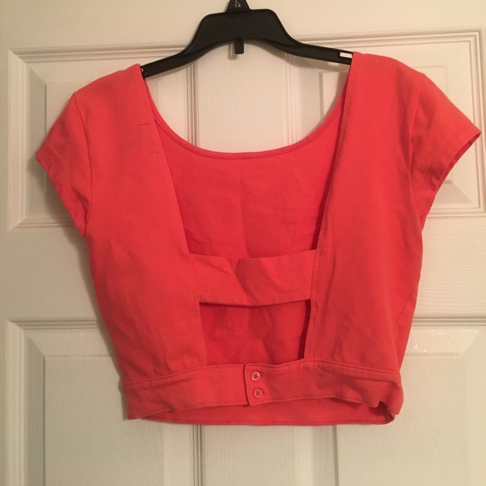 Light pink crop top south moon under