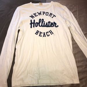 Creme and Navy Blue Sweater