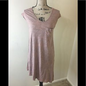Ecote Tshirt Dress Sleeveless Asymmetrical Hem