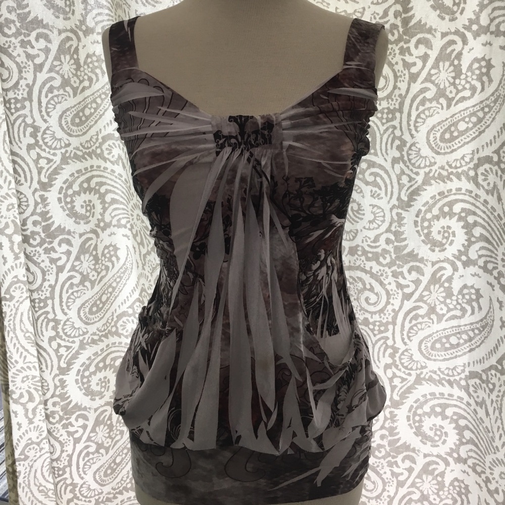 Dressy blouson top