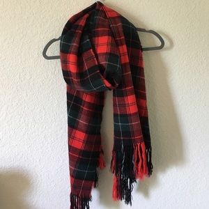 Old Navy long plaid blanket scarf