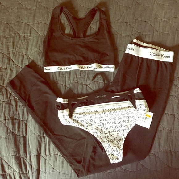 Calvin Klein Other - 🚫SOLD🚫Calvin Klein black sleepwear set!