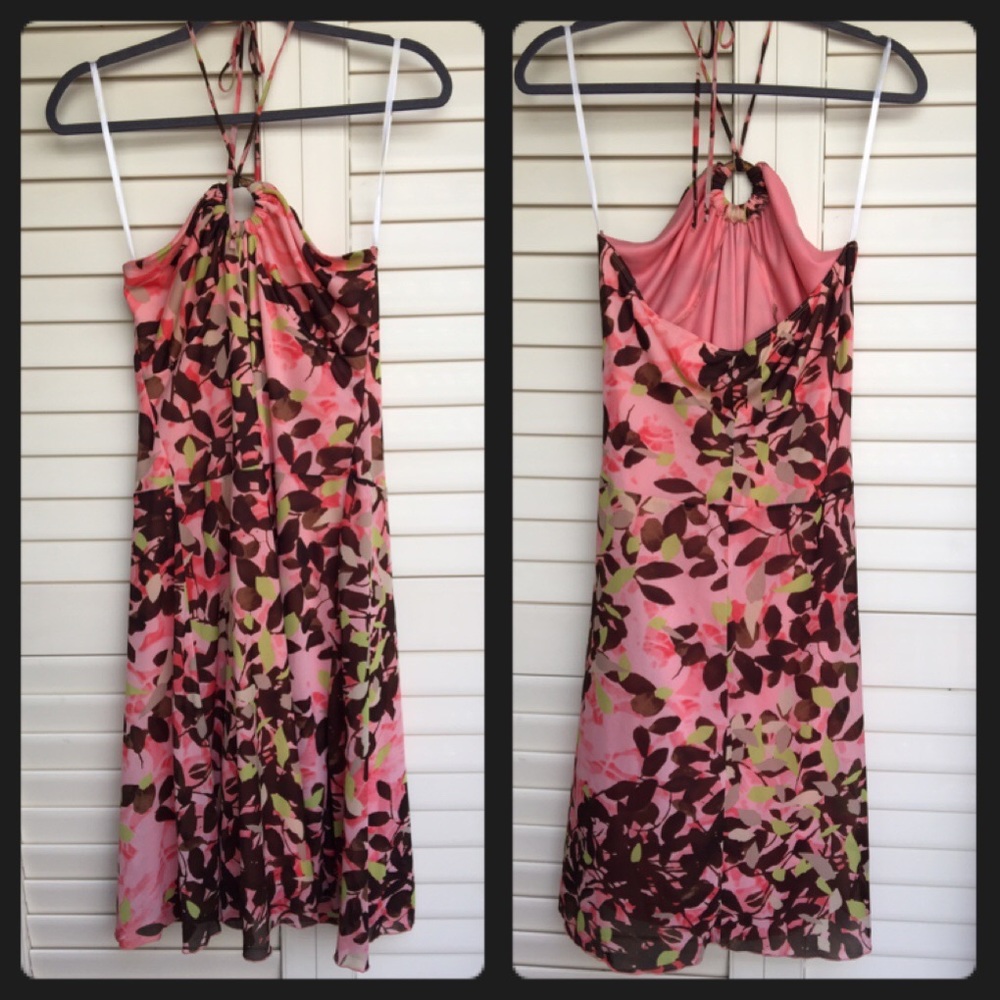 Torrid Tropical Print Halter Dress 14/16