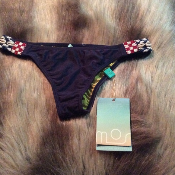 My own summer beaded bikini bottom NWT size small - Picture 3 of 6
