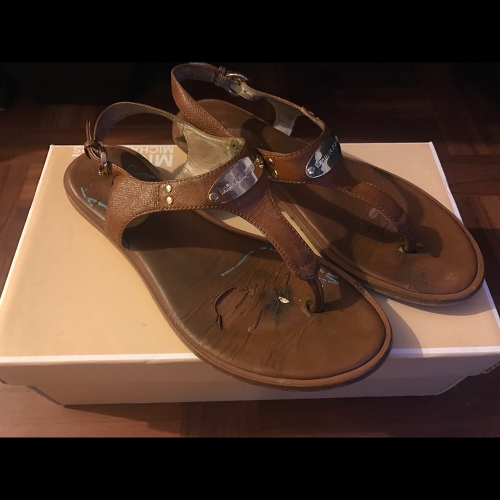 Michael Kors Plate Thong Sandal