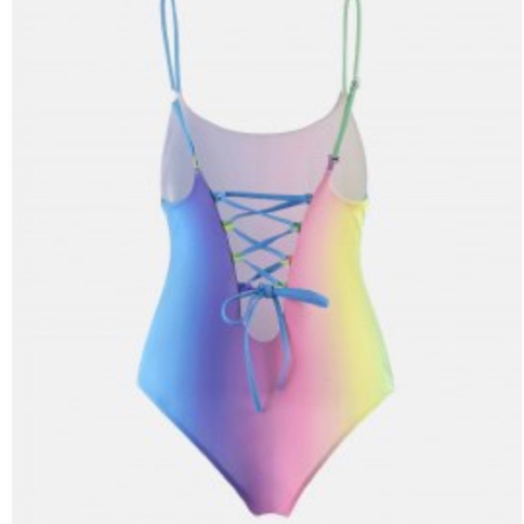 (LAST ONE) Ombré Print One Piece - Picture 4 of 7