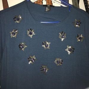 H&M blue/green dress