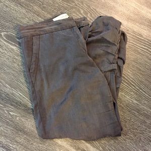 Anthropologie ruched ankle pant