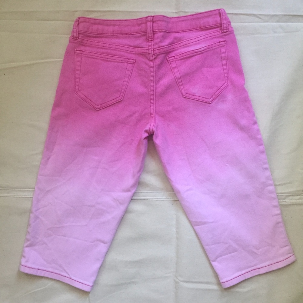 Hot pink ombré denim shorts 7 - Picture 5 of 6