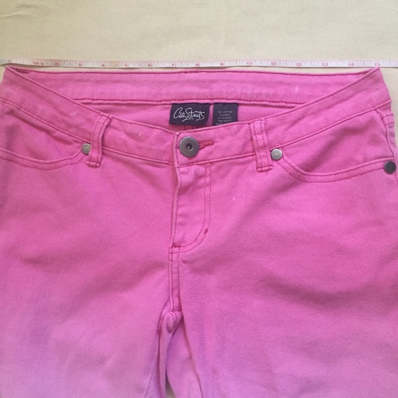 Hot pink ombré denim shorts 7 - Picture 6 of 6
