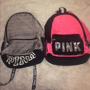 2 Vs PINK backpacks