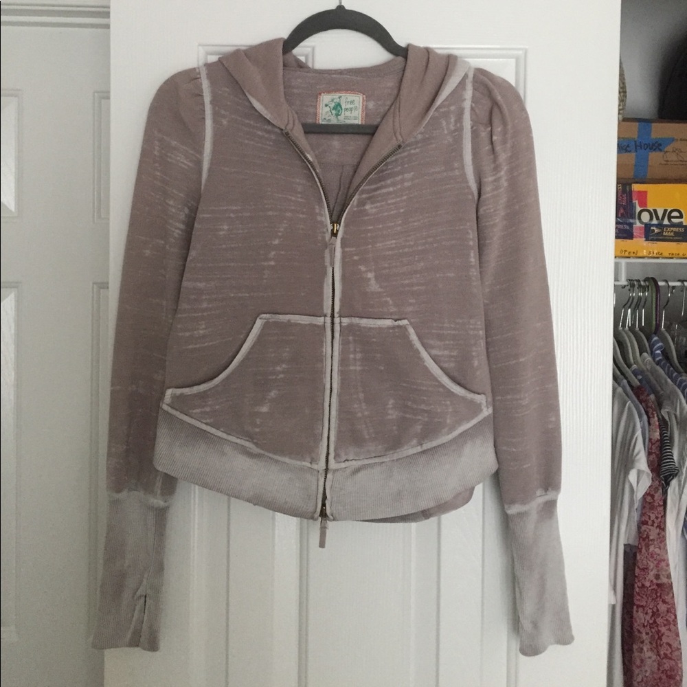 Free People Zip-Up Hoodie