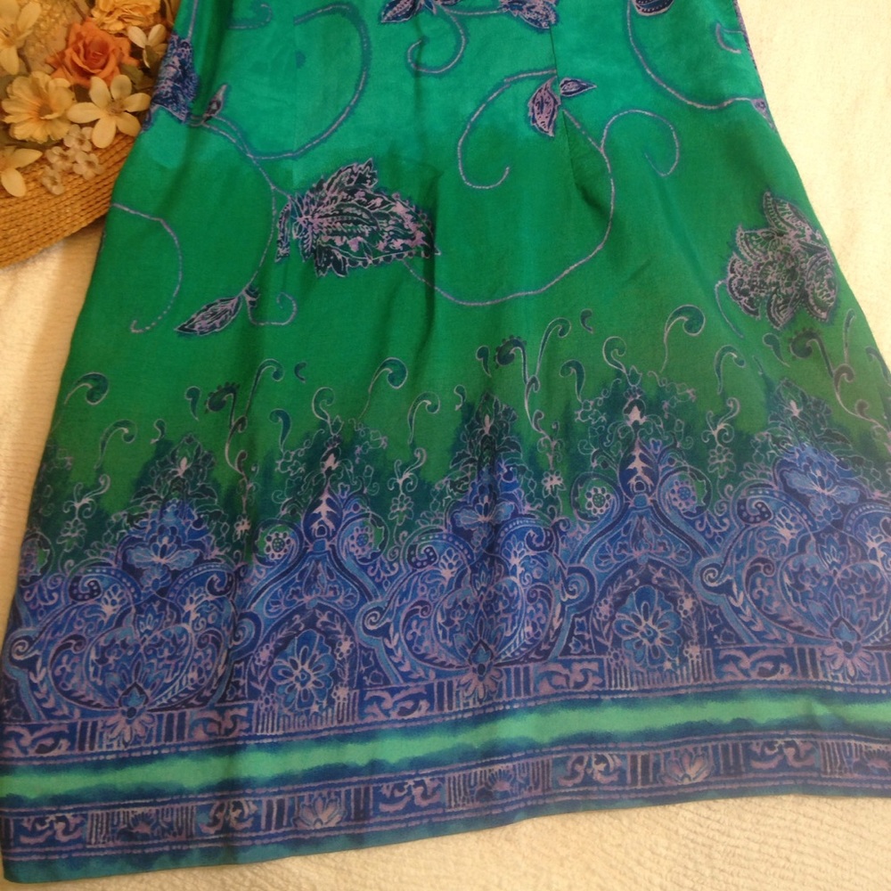 Vintage Ombré Dress Fitted Molly Malloy Sz 12 ✨HP✨ - Picture 6 of 8