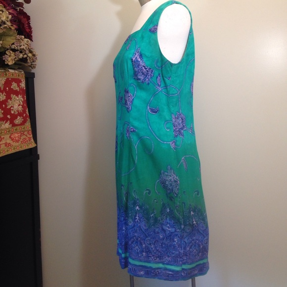 Vintage Ombré Dress Fitted Molly Malloy Sz 12 ✨HP✨ - Picture 4 of 8